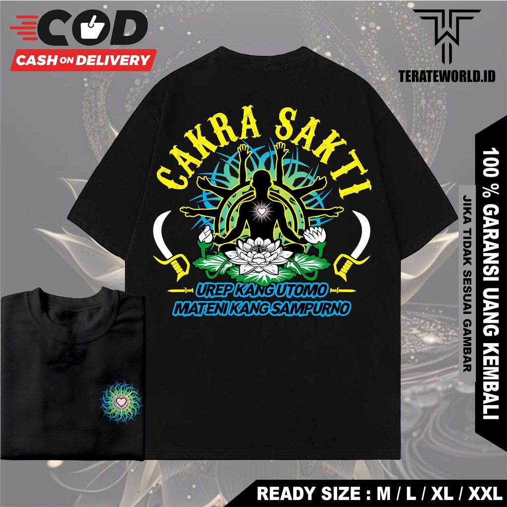 Kaos PSHT Setia Hati terate SH-CAKRA-SAKTI Kaos Srikandi PSHT Gashak Shorenk Kopasther Raja Tega Ter