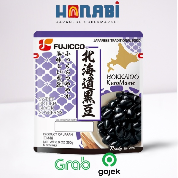 

Fujicco Hokkaido Kuro Mame 250g - Kacang Hitam Made In Japan