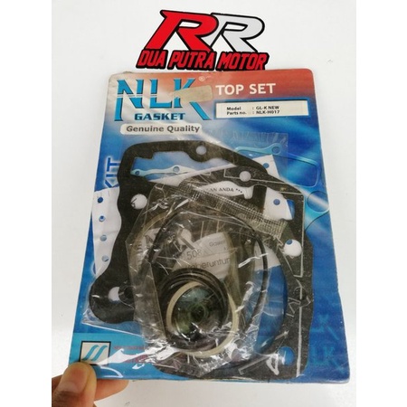 gasket perpak paking packing top set topset kit blok block seher piston seal klep honda glk gl100k g