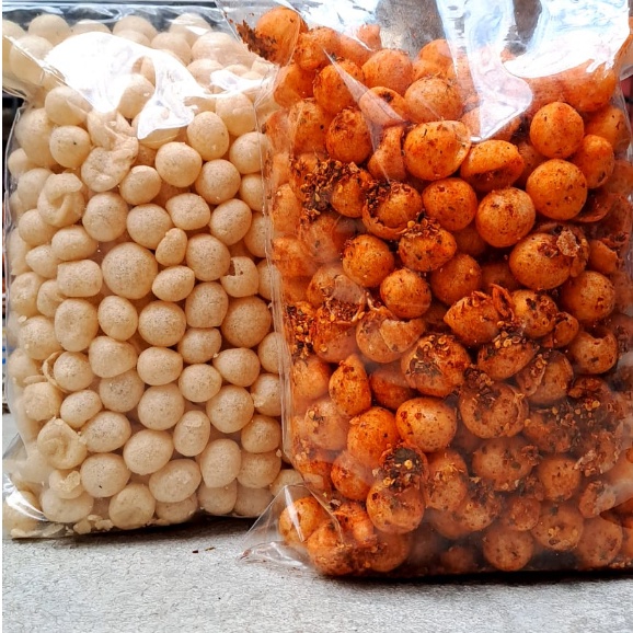 

Cimol Kriuk (endog lewo) Bundling 500gr ORI + 500gr Pedas