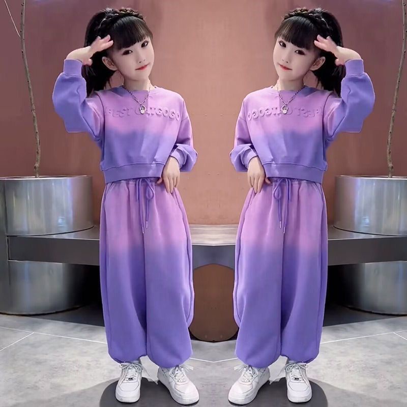 New Western style sports hoodie two-piece set for women