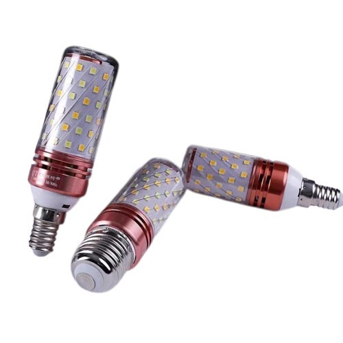 LAMPU LED Jagung 12 Watt Fitting E27/E14 Putih / Kuning / BiColor