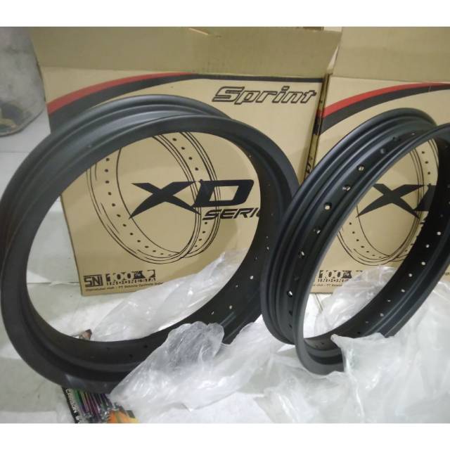POS velak supermoto crf 150 klx 150  jari2 ring 17 250-300x17 rosi xd 36h / velg supermoto honda crf