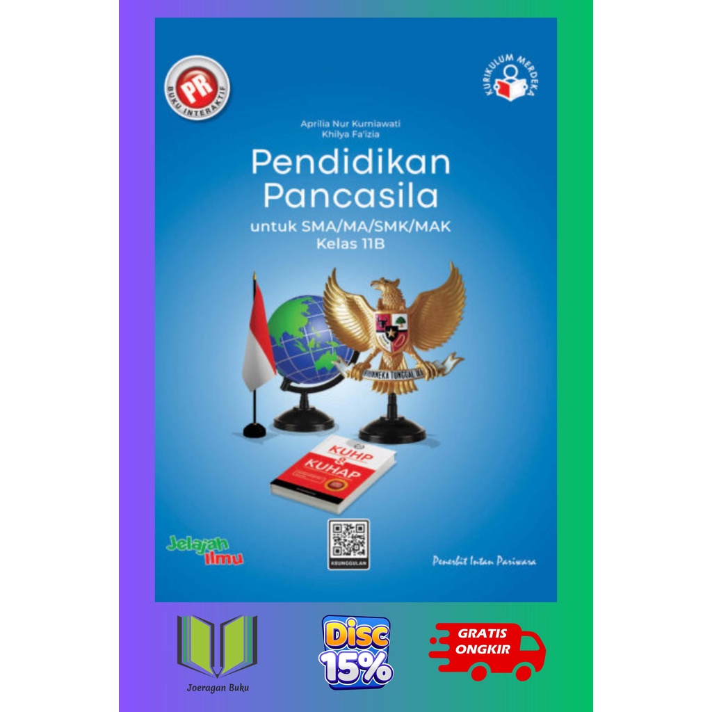 Buku PR/LKS interaktif PPKN SMA Kelas 11 Semester 2 Kurikulum Merdeka Tahun 2024