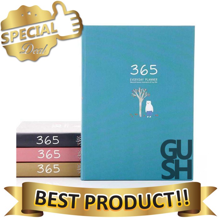 

Buku Jurnal Catatan Harian - Buku Diary 365 Hari Hardcover