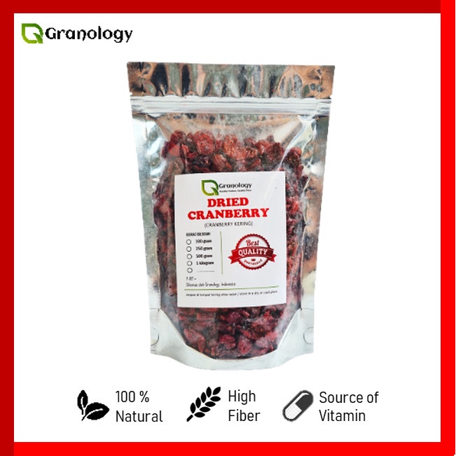 

Best Seller- Cranberry Kering / Dried Cranberry (500 gram) by Granology