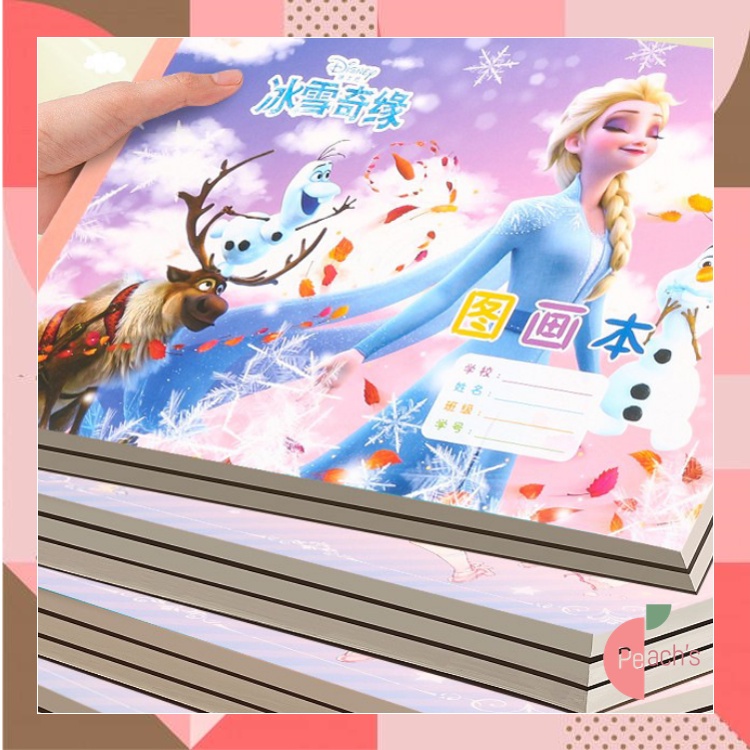 

PEACHs - S6116 Buku Gambar Premium / Drawing Book Tebal Tidak Tembus / Buku Gambar Lukisan Kertas / Painting Book Motif Karakter