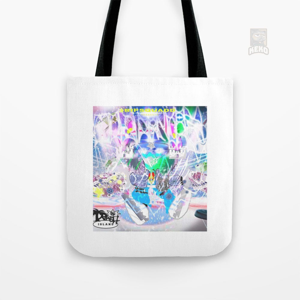 Tote Bag Kanvas | Hadiah | Hampers | Bladee ICEDANCER Album Artwork JD