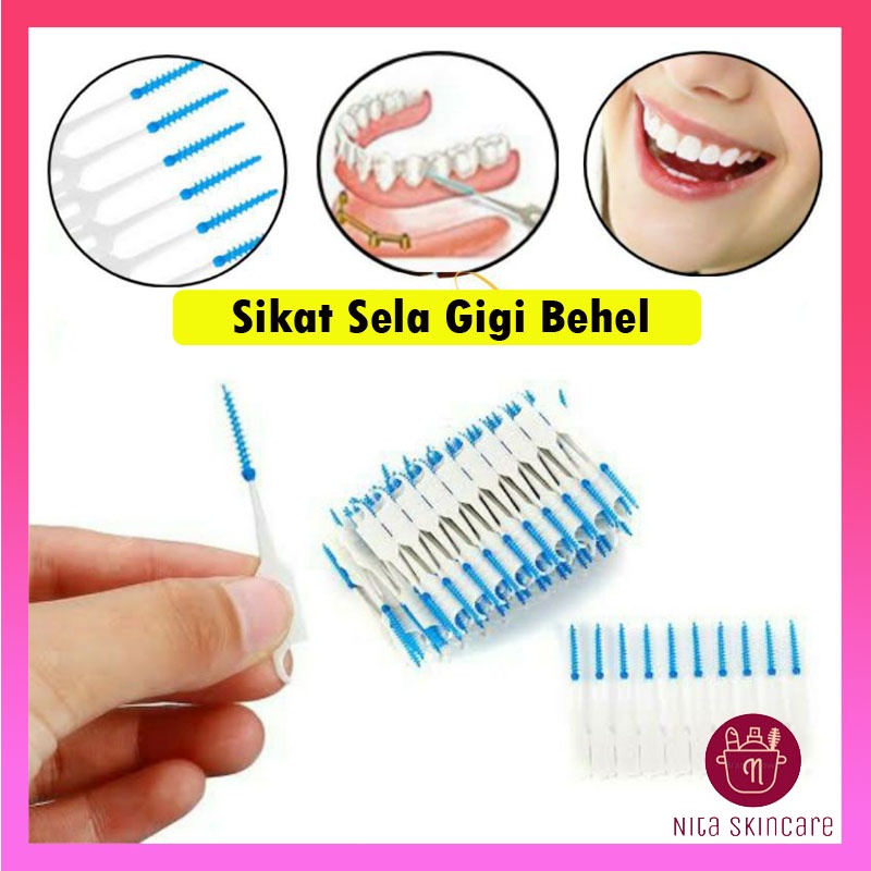Sikat Sela Gigi Behel Interdental Brush Pengguna Behel Sikat Gigi Behel