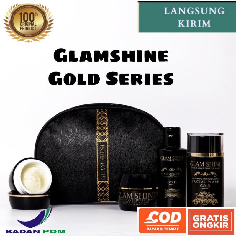 [Agen Resmi] Glamshine Paket Gold Series Glamshine Glamshineofficial Glamshine official store Glam S
