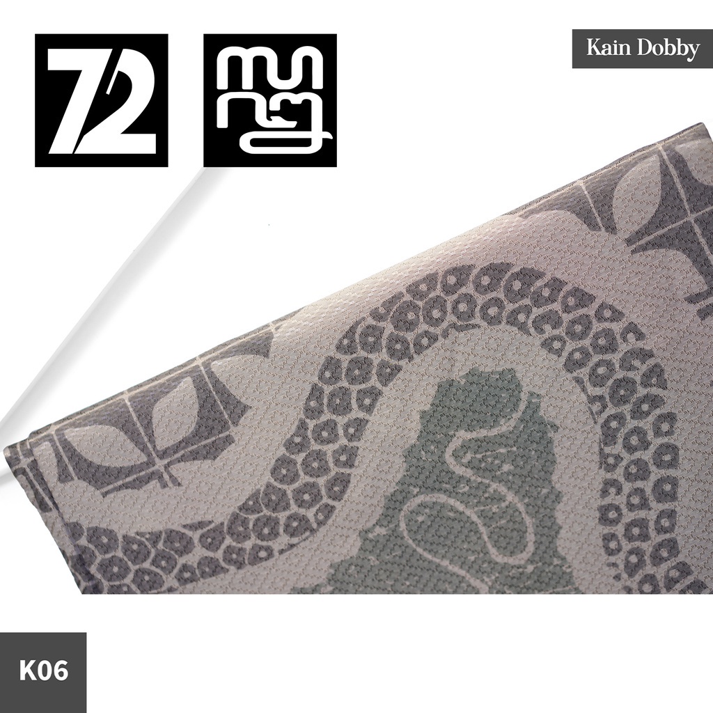 KAIN BATIK PREMIUM Bahan Dobby Motif Abstrak Naga Alam Warna Abu 724449 Cap 72 Jarik Jarit Samping K