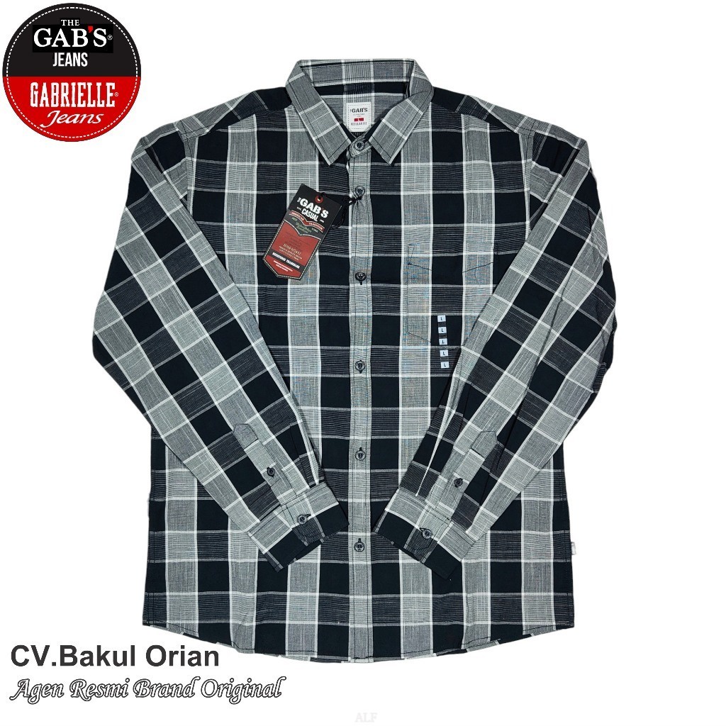 Kemeja Pria Baju Cowok Gabrielle Regular - HA03188RU ALF