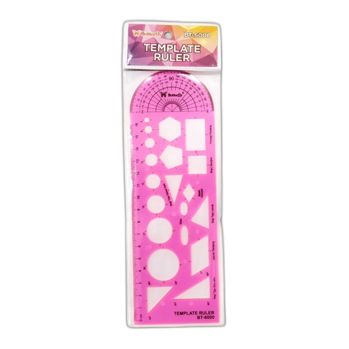 

Butterfly Penggaris Cetakan Bentuk Busur + MTK 20 Templates BT-6000