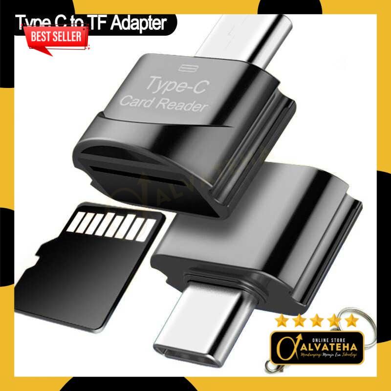 Converter Mini OTG USB Type C to Micro SD Card Reader Adapter