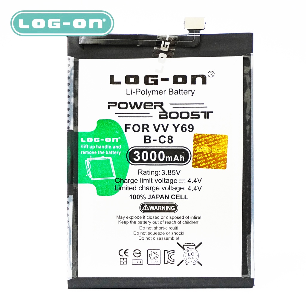 Log On - B-C8 Vivo Y69 BC8 Power Boost Original Battery Baterai Batre