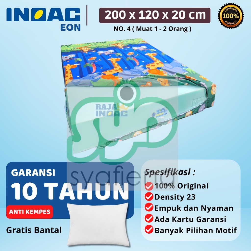 MURAH [200X120X20] Kasur Busa INOAC Ukuran 200x120x20 cm Garansi 10 Tahun / Kasur INOAC EON D23 Size