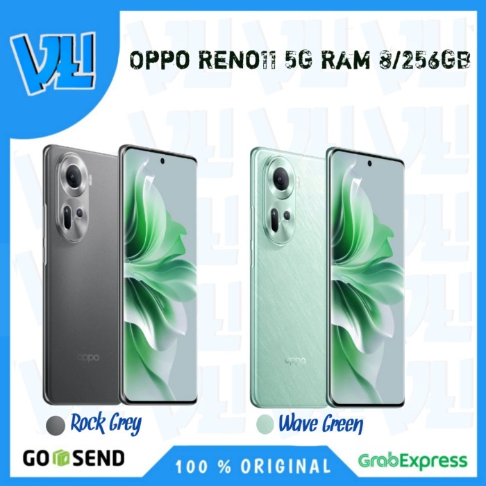 Oppo Reno11 5G Ram 8/256GB [ Ram 8GB Internal 256GB ] - Garansi Resmi