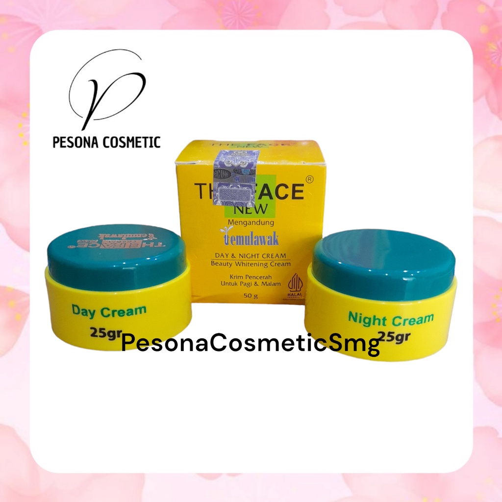 THE FACE CREAM TEMULAWAK SIANG MALAM / KRIM SUSUN TEMULAWAK THE FACE