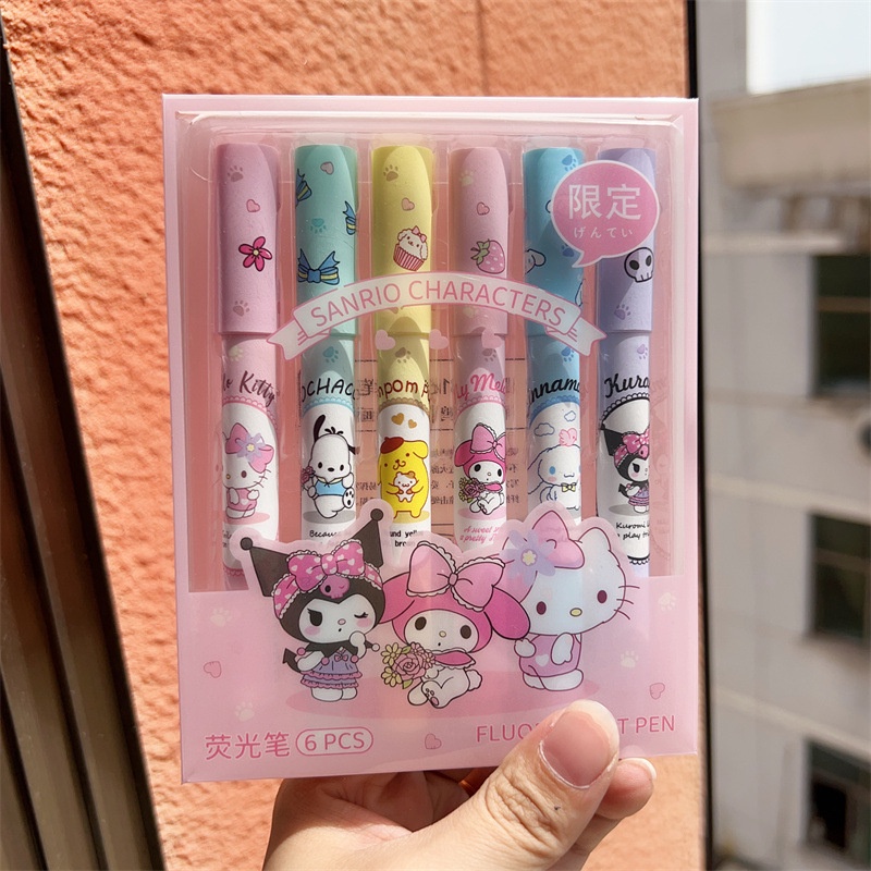 

(Pusat) Stabilo sanrio/ highlighters sanrio kuromi melody cinnamoroll (pusat24)