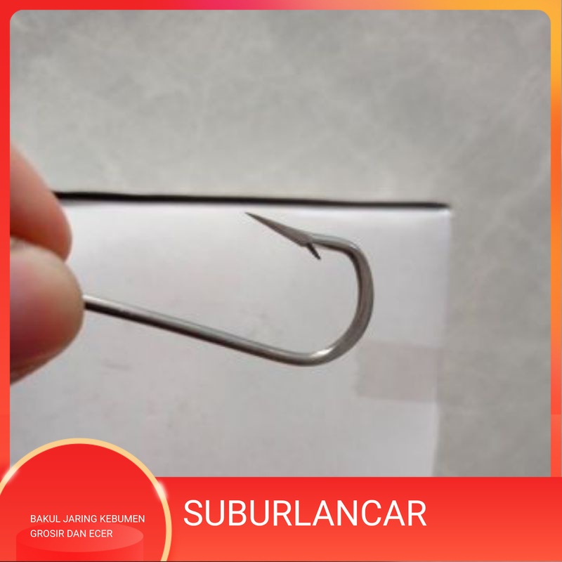 100 pcs kail pancing stenlis kuwat tahan lama nmr 7 kail pancing ikan kail ikan murah kail stenlis