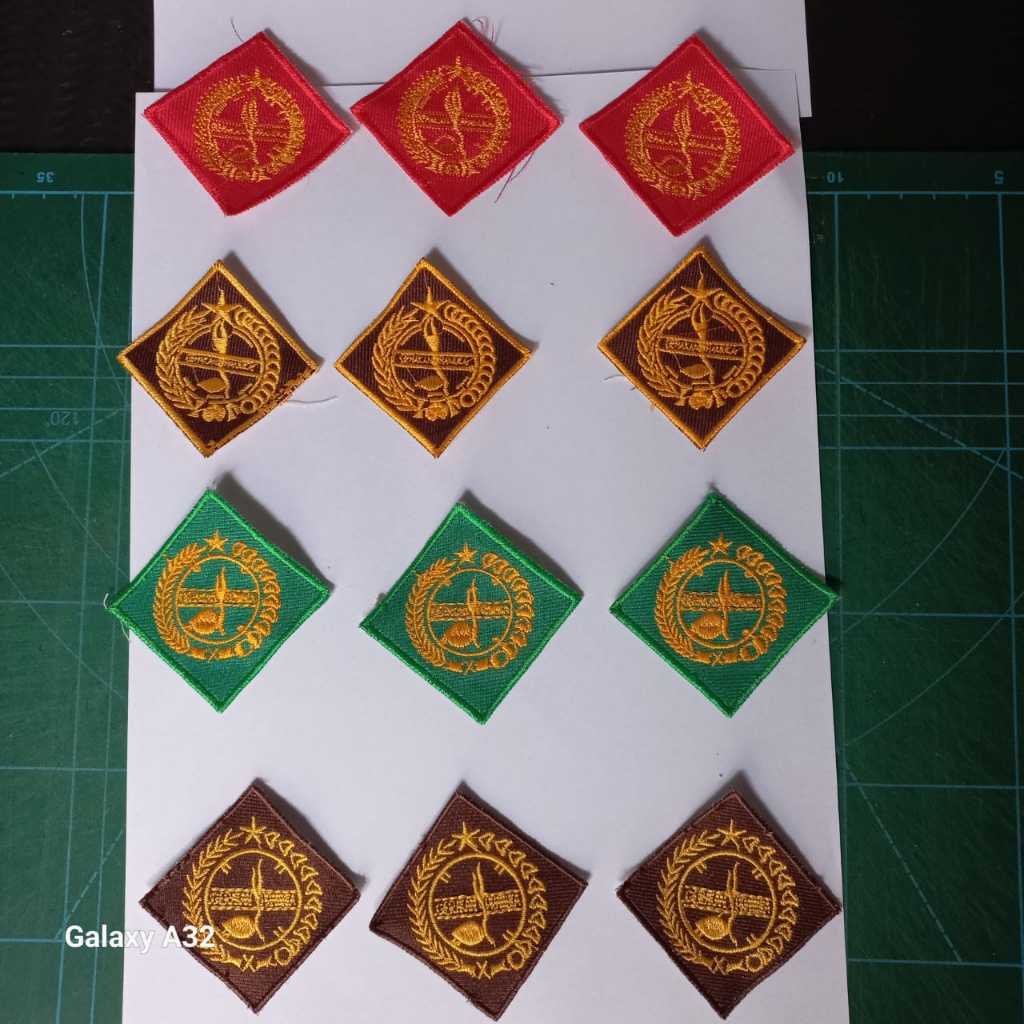 Bed Pramuka Tunas Kelapa / Bed Pelantikan Putra / Bed Tunas Saku