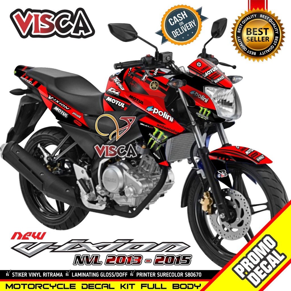 Decal Vixion New Full Body Decal Vixion NVL Full Body Stiker Vixion NVL Full Body Stiker Vixion New 