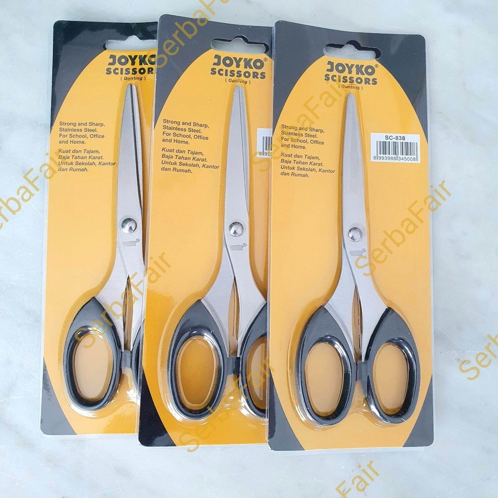 

Gunting Joyko SC 838 / Gunting SEDANG Kuat Tajam ORI