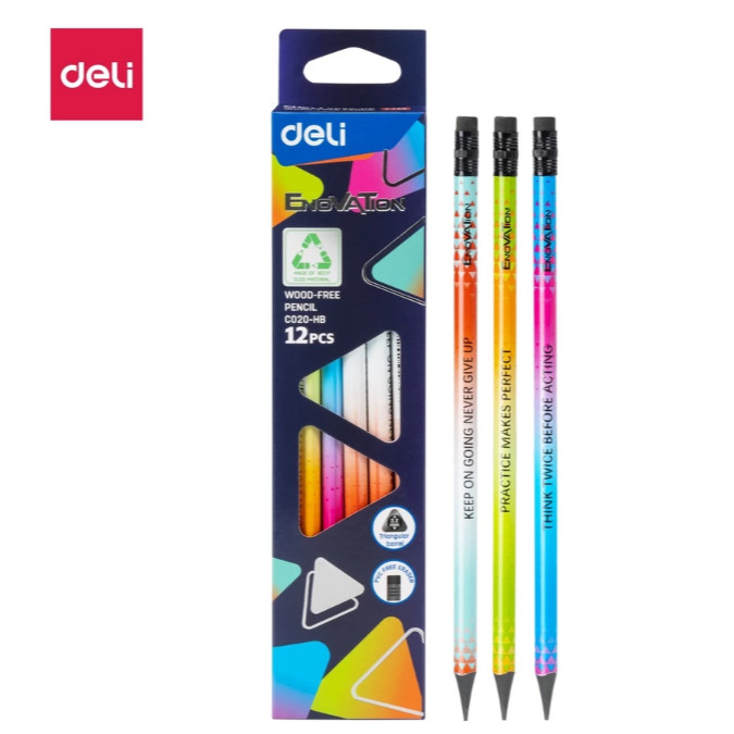 

PENSIL DELI 2B ENOVATION C020-2B 1 PACK ISI 12 PCS