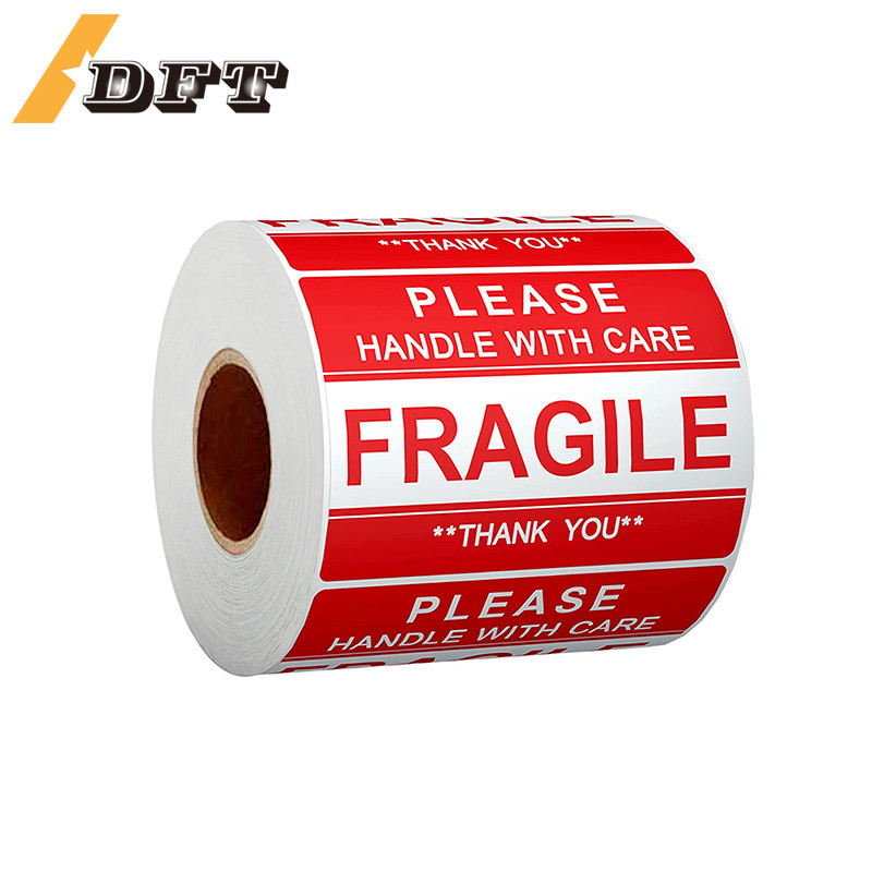 

100PCS Fragile Stickers The Goods Please Handle With Care Warning Labels DIY Supplies 76x25m 75x50mm 90x50mm 130x70mm