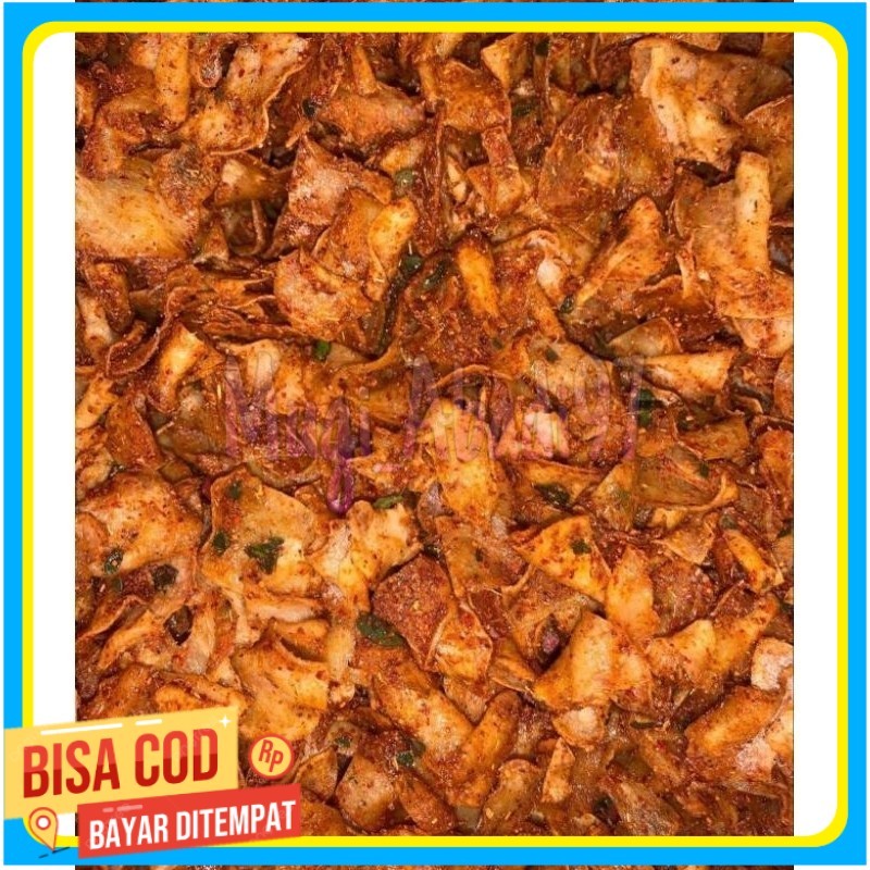 

1KG KERIPIK SINGKONG KRIWIL PEDAS DAUN JERUK