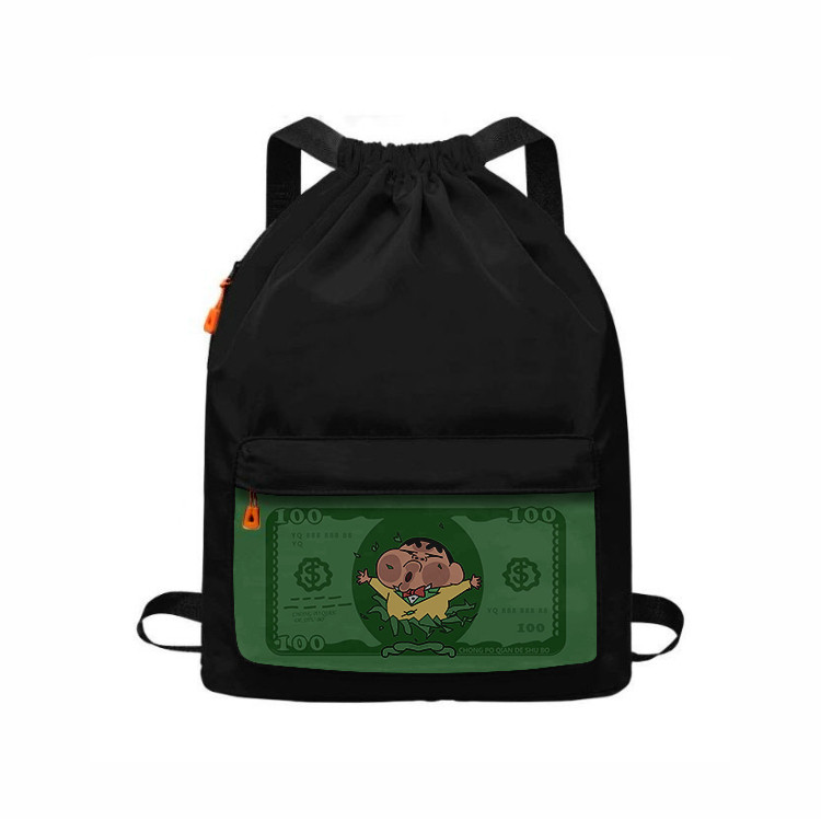 Tas  Punggung Kerut Waterprouf Pria Wanita Motif SINCHAN Distro - Tas Serut