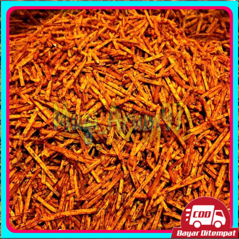 

1 Kg stik talas pedas daun jeruk tasreng pedas