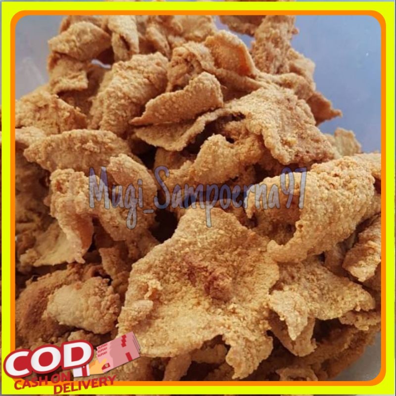 

kripik kulit ayam crispy 1KG