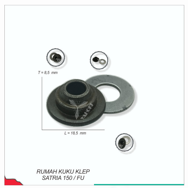 Rumah Kuku Klep Satria 150 / Fu