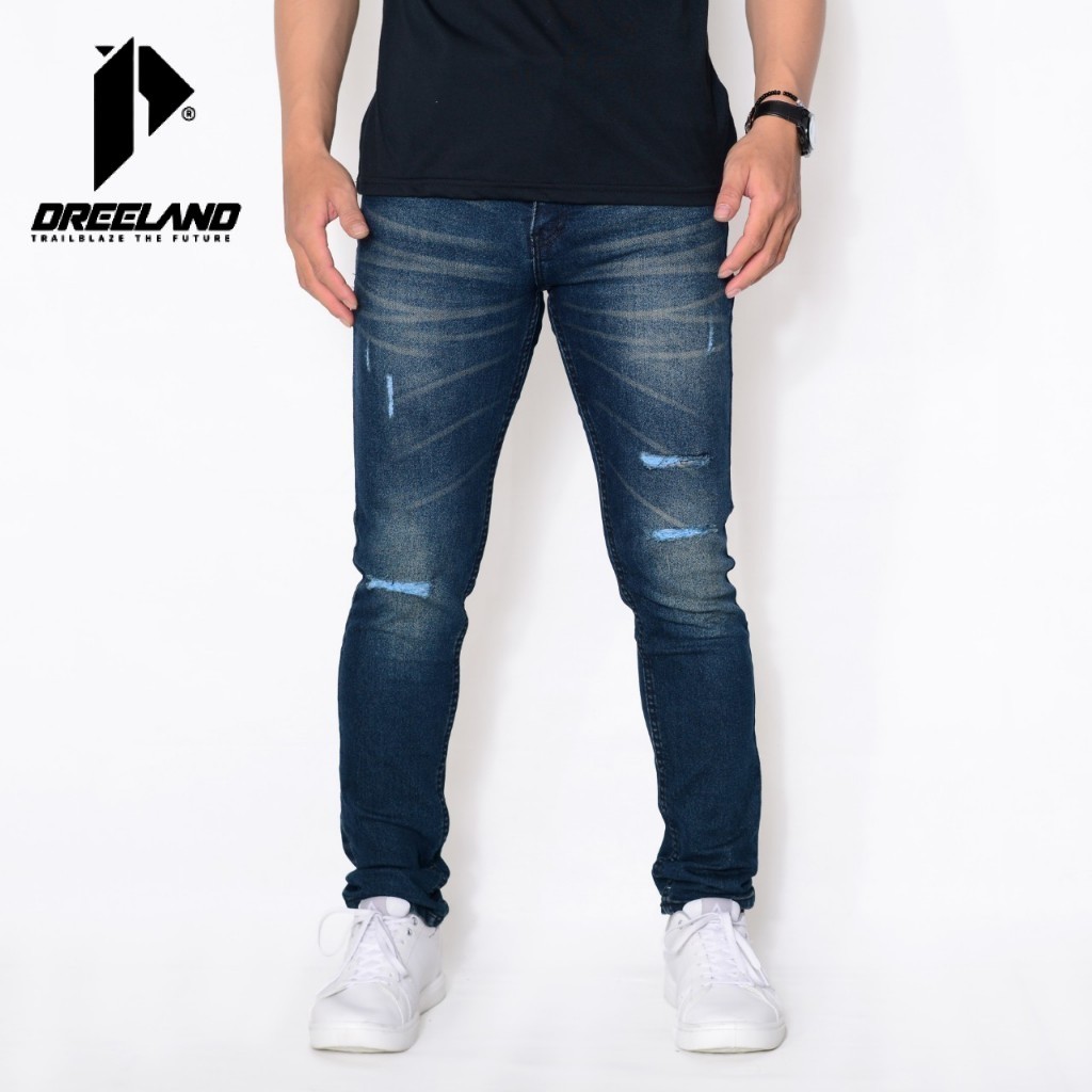Dreeland Celana Jeans Ripped "Opulent" BioThink