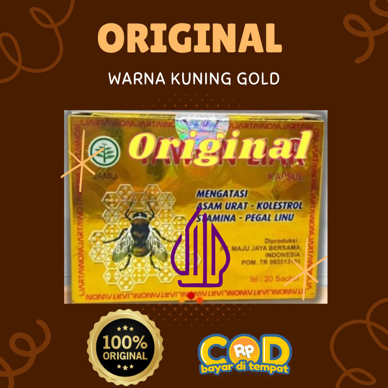 Kesehatan TWL Asli Original Warna gOLD Kuning Liar sekali Tawon Asam Urat Minggat Kolesterol Kendor