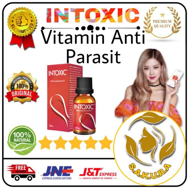 Apoteksakura Intoxic Asli 100% Untuk Mengatasi Parasit Dalam Tubuh