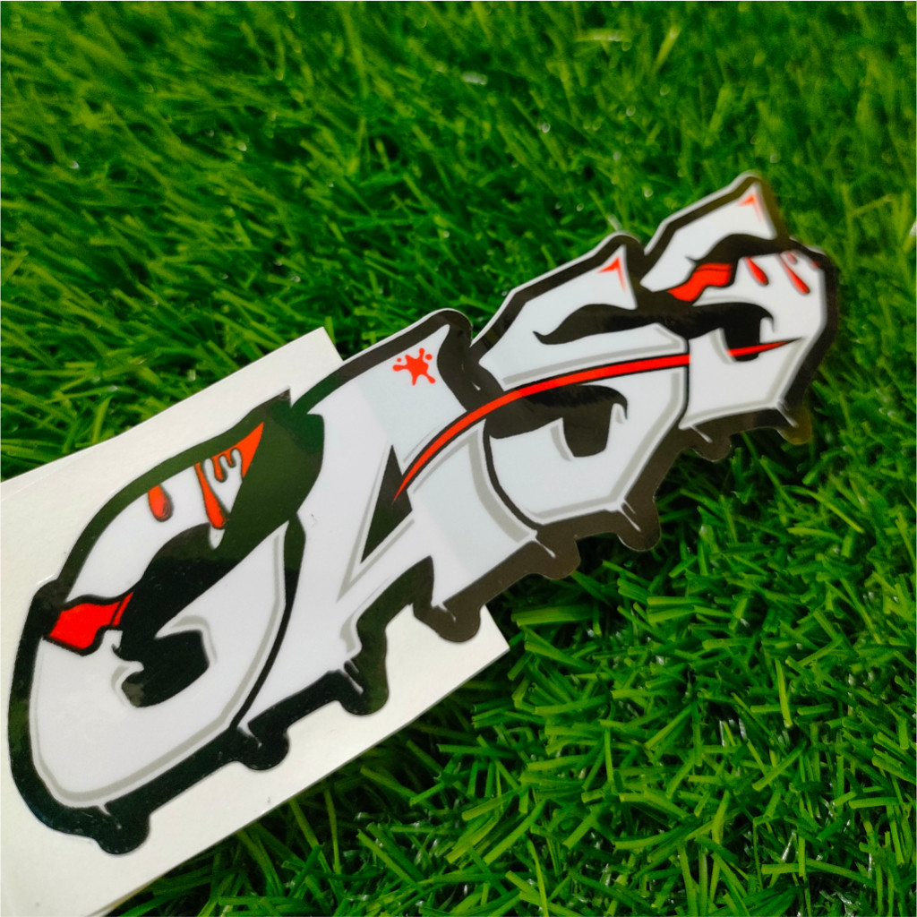 

Stiker viral | kata-kata | Gass | vinyl Glossy/Hologram stiker potongan presisi terbaru stiker kecil gass
