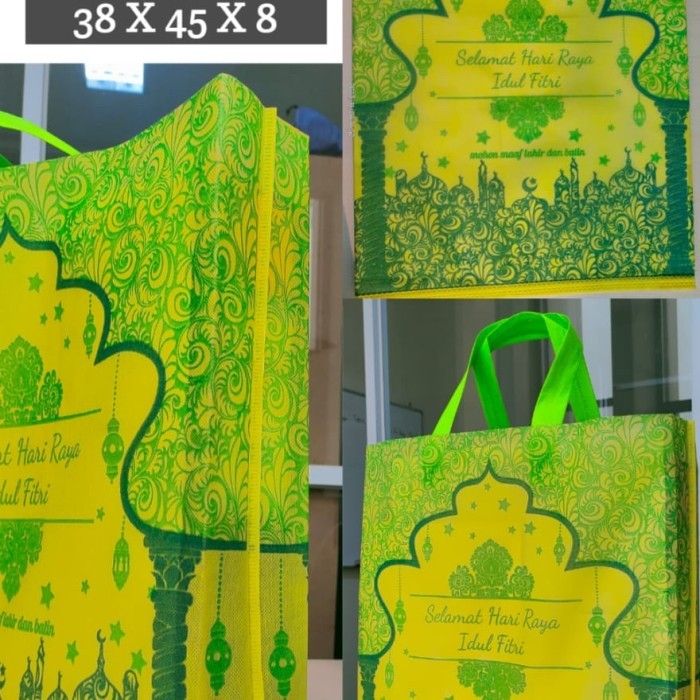 

Tas Tali | Tas Spunbond Edisi Lebaran Uk. 38x45 (isi +/- 12 pcs)