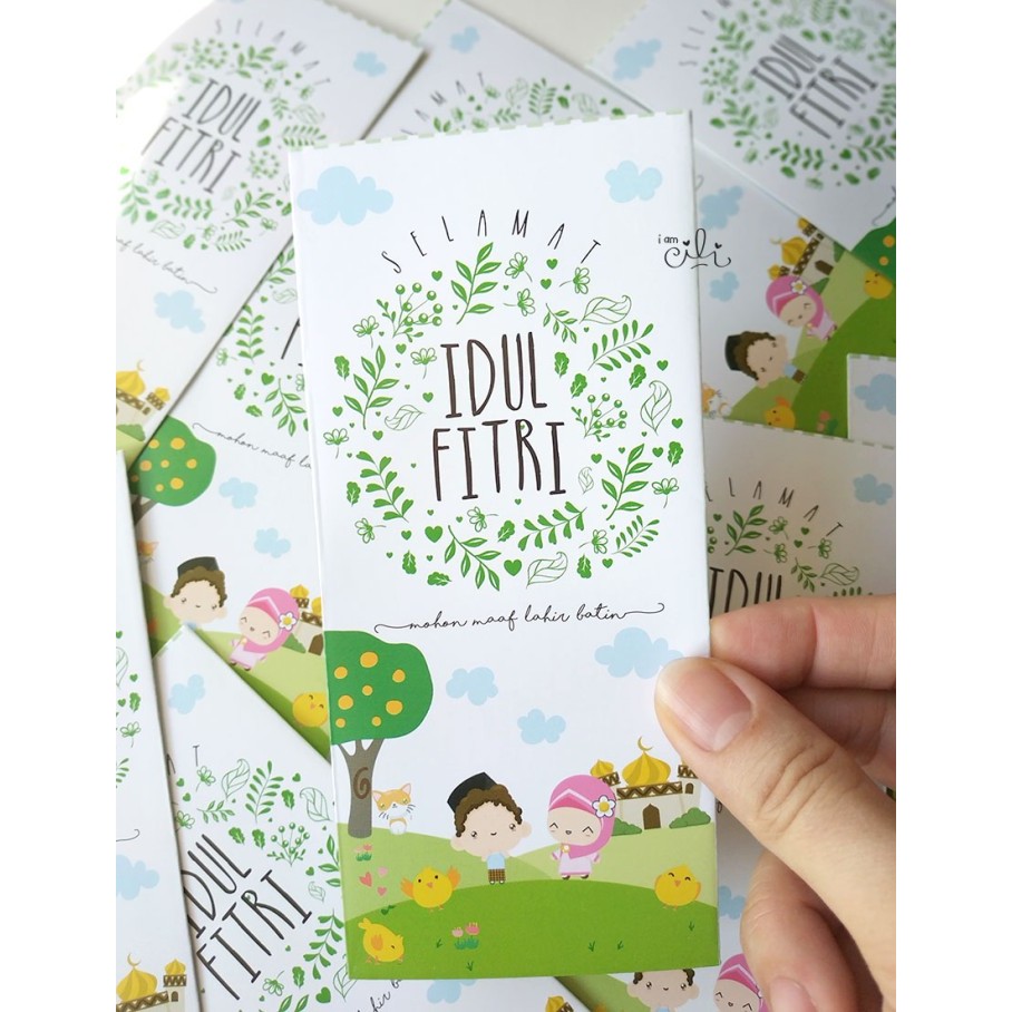 

angpao amplop uang thr lebaran idul fitri cute (isi 10 pcs) - LE003