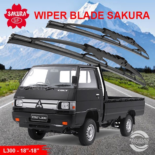 JUAL Wiper Kaca Depan Mitsubishi L300 Wiper Mobil SAKURA 18-18 BEST SELLER