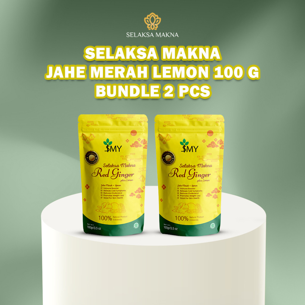 

SELAKSA MAKNA Jahe Merah Lemon Paket 2 Pcs