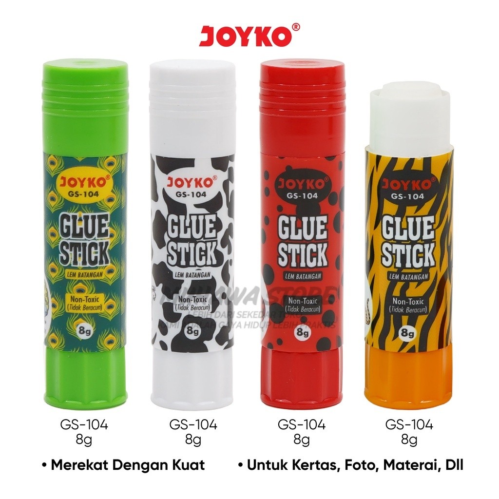

LEM OLES LUCU Glue Stick / Lem Batang Joyko GS-104 / 8gr MURAH ECERAN