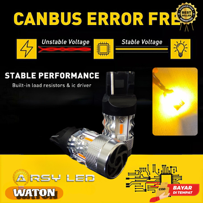 Cod LED Sein Mobil T20 HYPERION Kedip Normal Xpander Rush Sigra Innova - Kuning