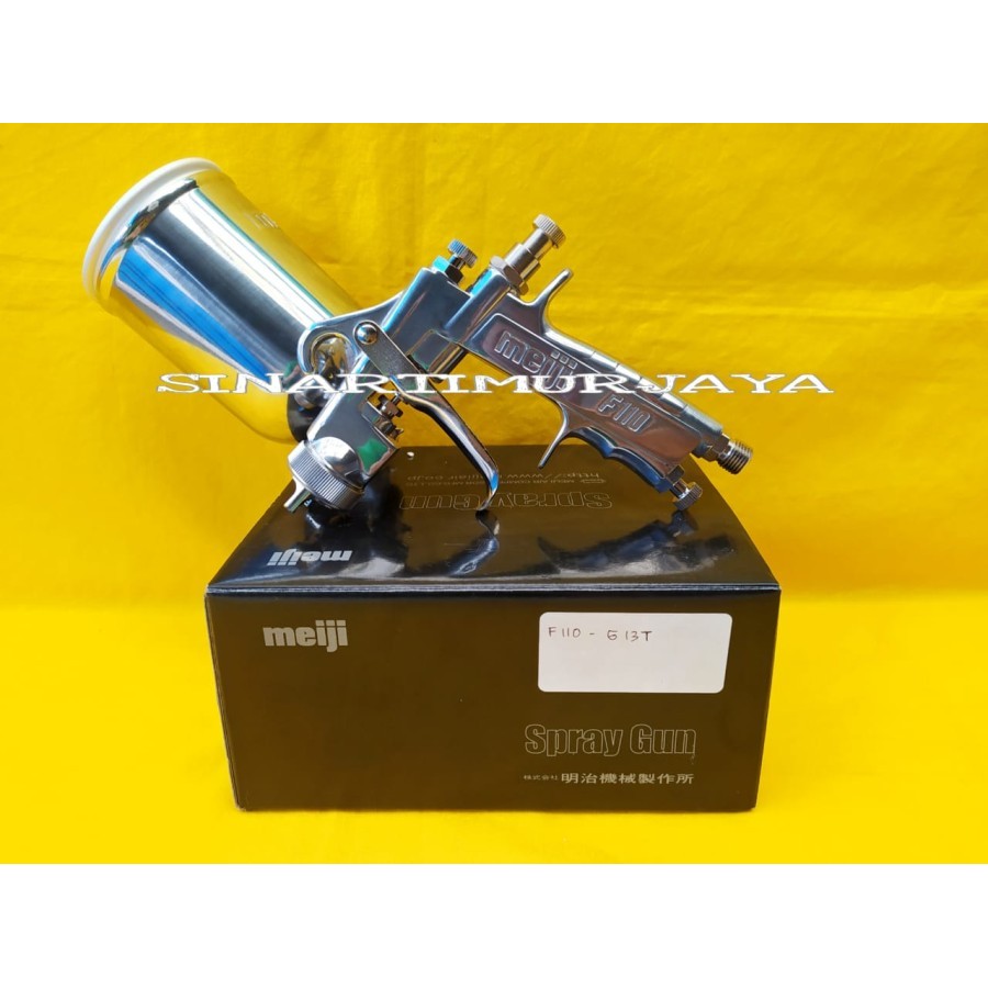 

MEIJI F110 G 13 T SPRAY GUN SEMPROTAN ANGIN CAT TABUNG ATAS ORIGINAL