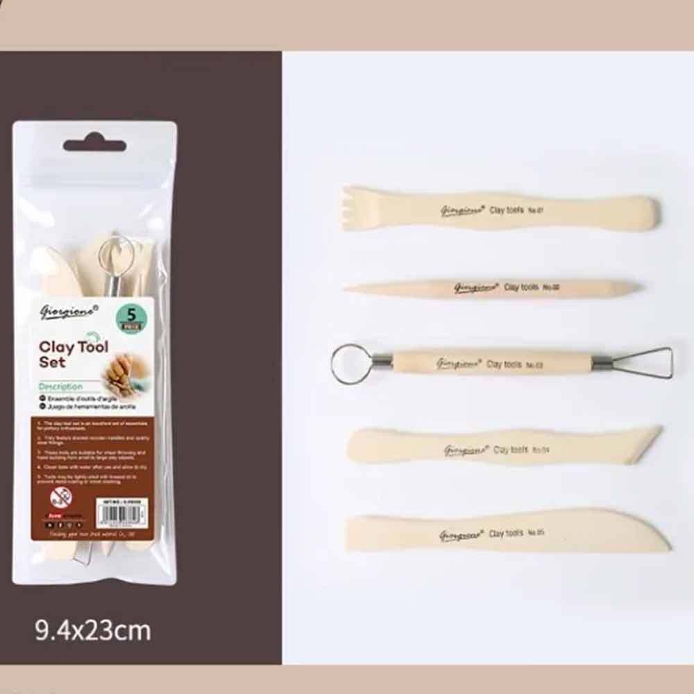 

giorgione alat clay tools/alat sculpting 5pcs G-Y008
