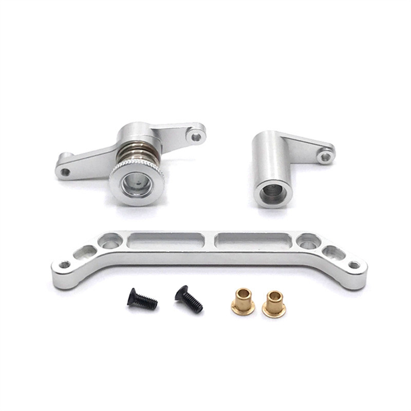 Metal Steering Assembly Steering Bellcrank Set for JLB Racing CHEETAH 11101 21101 J3 Speed 1/10 RC C