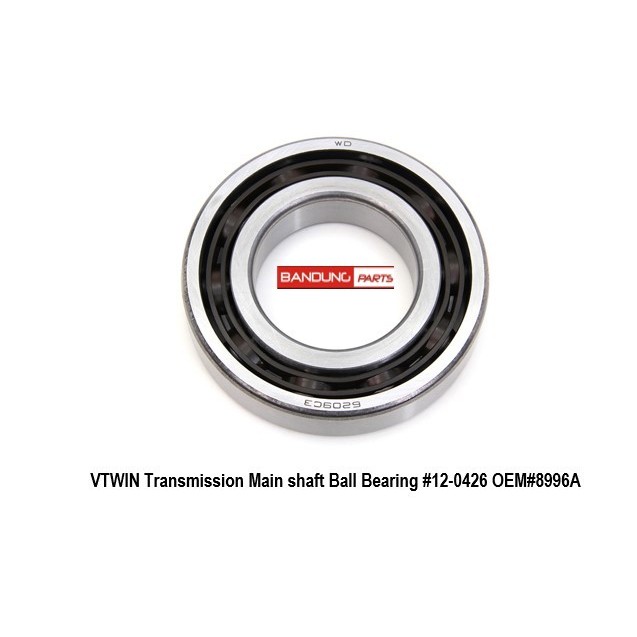 VTWIN Transmission Main shaft Ball Bearing #12-0426 OEM#8996A