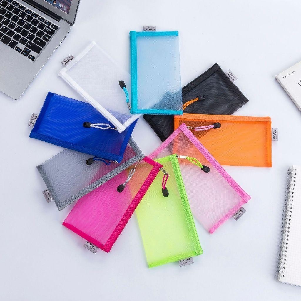 

KOTAK PENSIL TEMPAT PENSIL JARING TRANSPARAN TEMPAT PENSIL TRANSPARANT POLOS IMPORT S3420