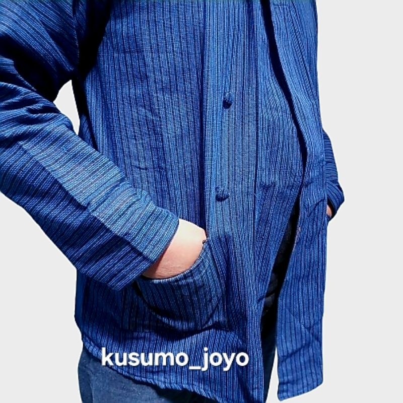 LURIK Surjan Lurik Biru jogya Dewasa